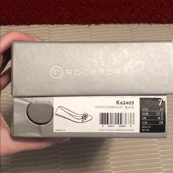 Rockport leather flats with rosette details - Picture 5 of 5